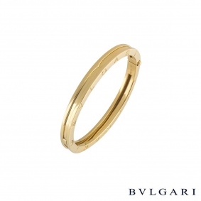 Bvlgari 18k Yellow Gold B.Zero1 Bangle BR856142